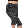 imageSTRETCH IS COMFORT Womens Plus Size Knee ampamp Full Length Leggings  XLarge  7XPolka Dot