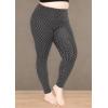 imageSTRETCH IS COMFORT Womens Plus Size Knee ampamp Full Length Leggings  XLarge  7XPolka Dot