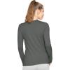 imageSTRETCH IS COMFORT Womens and Plus Oh So Soft Long Sleeve Crew Neck Top  Small  3XCharcoal Gray