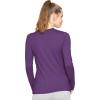 imageSTRETCH IS COMFORT Womens and Plus Oh So Soft Long Sleeve Crew Neck Top  Small  3XPurple