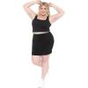 imageWomens Cotton Soft Stretch Fabric Basic Mini Skirt  Small  5XBlack