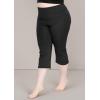 imageWomens and Plus Size Capri Yoga Pants Small  7X  Made in The USABlack
