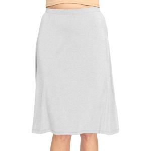 imageKnee Length and Midi ALine Flowy Skirt  Comfortable Clothes for Women  S5XHeather Gray