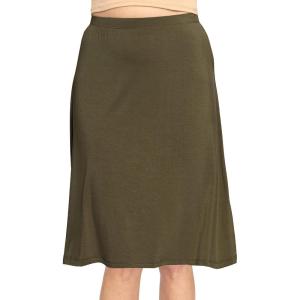 imageKnee Length and Midi ALine Flowy Skirt  Comfortable Clothes for Women  S5XOlive Green
