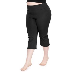 imageWomens and Plus Size Capri Yoga Pants Small  7X  Made in The USABlack