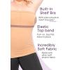 imageSTRETCH IS COMFORT Womens Oh So Soft Long Tube Top with Lined Shelf Bra