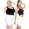 imageWomens Oh So Soft Bike Shorts Set of 3 PiecesWhite
