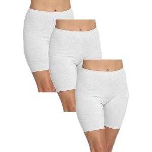 imageWomens Oh So Soft Bike Shorts Set of 3 PiecesHeather Gray