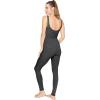 imageSTRETCH IS COMFORT Womens Regular and Plus Size Cotton Tank UnitardBlack