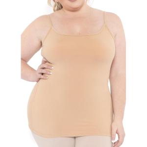 imageOh So Soft Spaghetti Strap Camisole Long Tank  Women Plus  Made in The USA