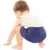 imageSTRETCH IS COMFORT Infant Cotton Biker Shorts 2 PackBlack and Navy