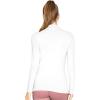 imageSTRETCH IS COMFORT Womens Oh So Soft Classic Fit Long Sleeve Mock Neck Top White Medium