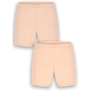 imageSTRETCH IS COMFORT Infant Cotton Biker Shorts 2 PackBeige