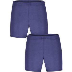imageSTRETCH IS COMFORT Infant Cotton Biker Shorts 2 PackNavy Blue