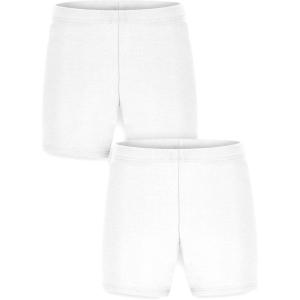 imageSTRETCH IS COMFORT Infant Cotton Biker Shorts 2 PackWhite