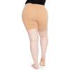 imageSTRETCH IS COMFORT Womens Biker and Knee Length Leggings  2 Pack  S  7XBlack  Beige