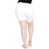 imageSTRETCH IS COMFORT Womens Biker and Knee Length Leggings  2 Pack  S  7XBlack  White