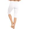 imageSTRETCH IS COMFORT Womens Biker and Knee Length Leggings  2 Pack  S  7XWhite