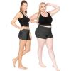imageSTRETCH IS COMFORT Womens Teamwear Foldover Yoga ShortsBlack 2 Pack