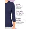 imageWomens  Sleeve Crew Neck Top White 3X