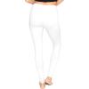 imageWomens PS High Waist DTY Full Length Leggings with Pocket White 2X