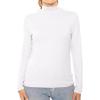imageWomens Mock Turtle Neck Top White Medium