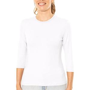 imageWomens  Sleeve Crew Neck Top White 3X