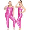 imageSTRETCH IS COMFORT Womens Cotton and Mystique Tank Unitard Doll CostumeHot Pink Mystique