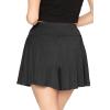 imageSTRETCH IS COMFORT Womens and Plus Size Flowy Wide Leg Shorts with Pockets  S5XBlack