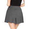 imageSTRETCH IS COMFORT Womens and Plus Size Flowy Wide Leg Shorts with Pockets  S5XCharcoal Gray
