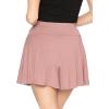 imageSTRETCH IS COMFORT Womens and Plus Size Flowy Wide Leg Shorts with Pockets  S5XMauve