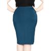 imageWomens Plus Size MIDI Skirt Teal 5X