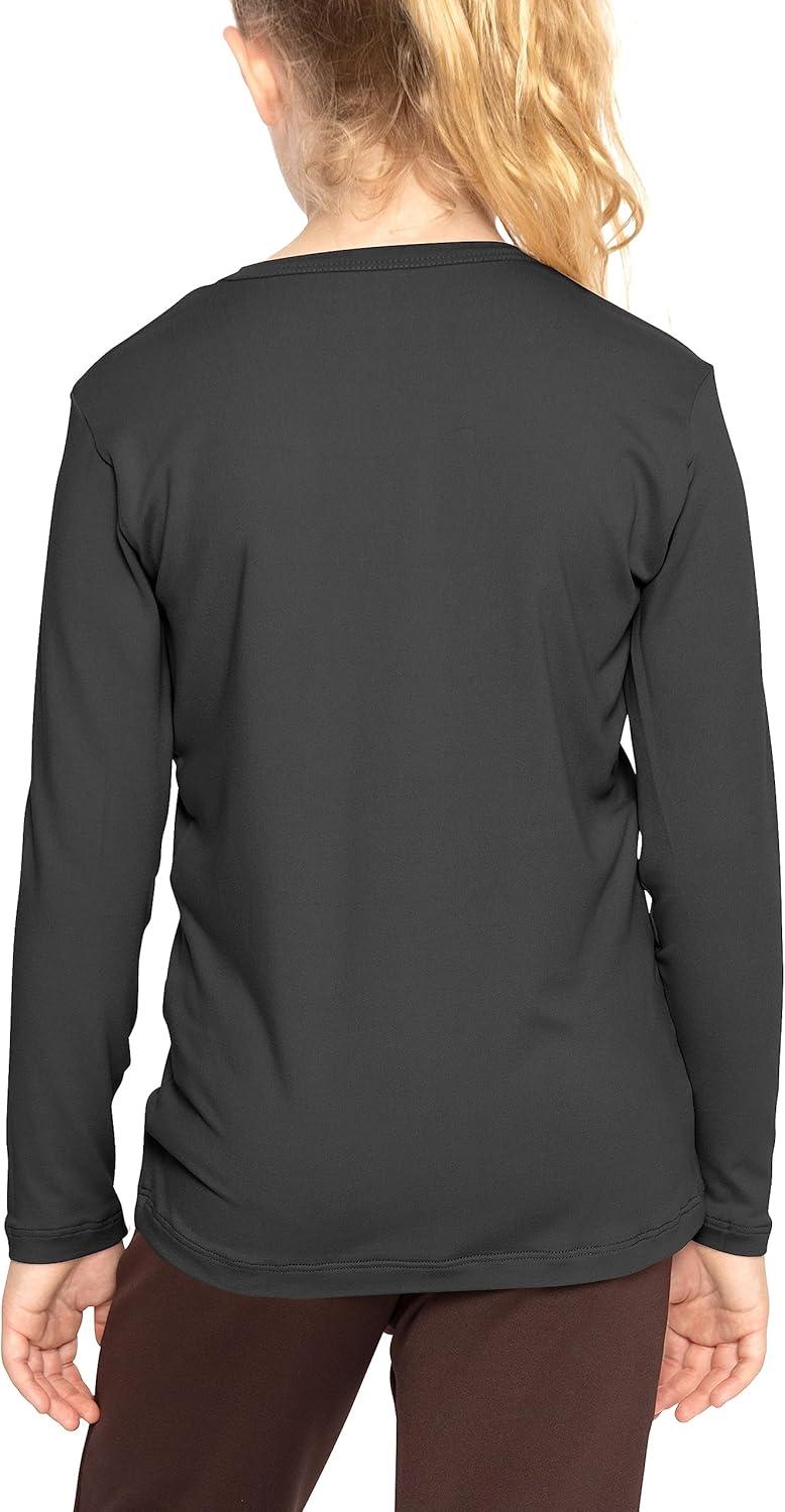 imageSTRETCH IS COMFORT Girls Womens and Plus Oh So Soft Long Sleeve Crew Neck TopBlack