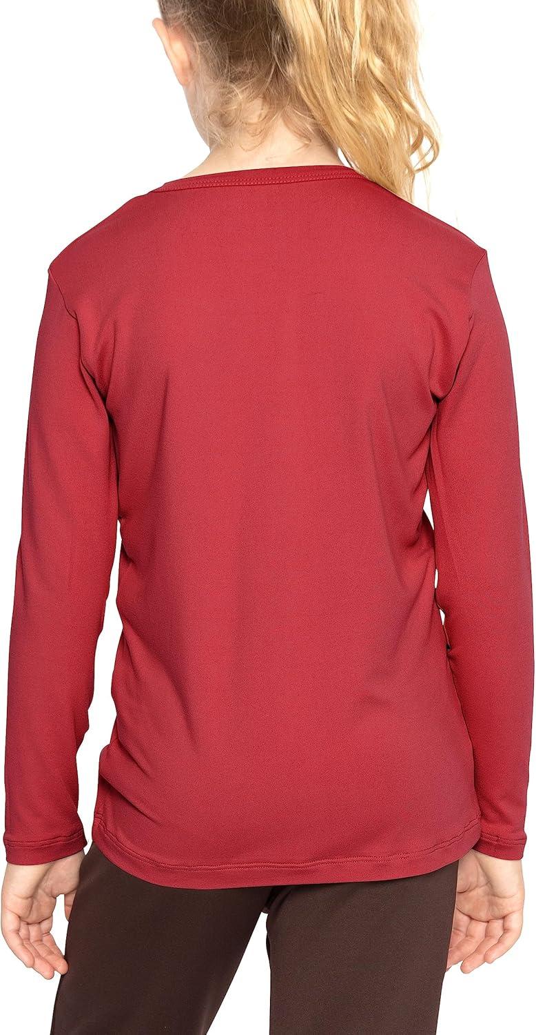 imageSTRETCH IS COMFORT Girls Womens and Plus Oh So Soft Long Sleeve Crew Neck TopRed