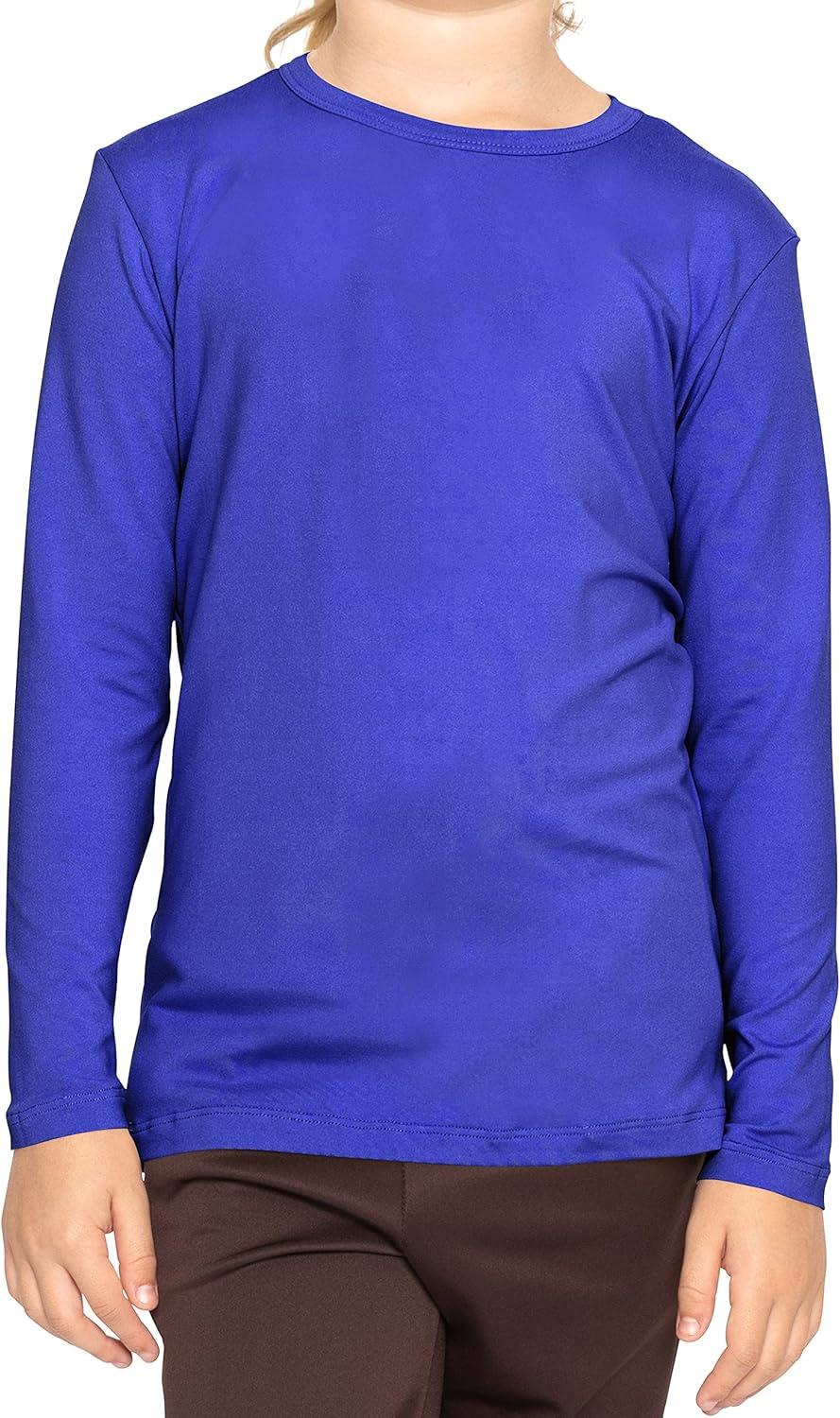 imageSTRETCH IS COMFORT Girls Womens and Plus Oh So Soft Long Sleeve Crew Neck TopRoyal Blue