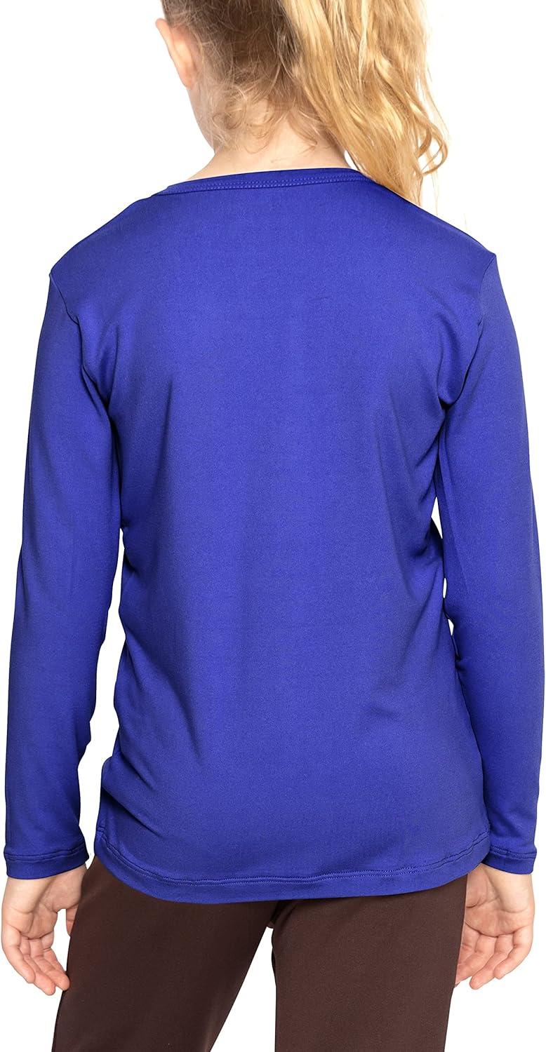 imageSTRETCH IS COMFORT Girls Womens and Plus Oh So Soft Long Sleeve Crew Neck TopRoyal Blue