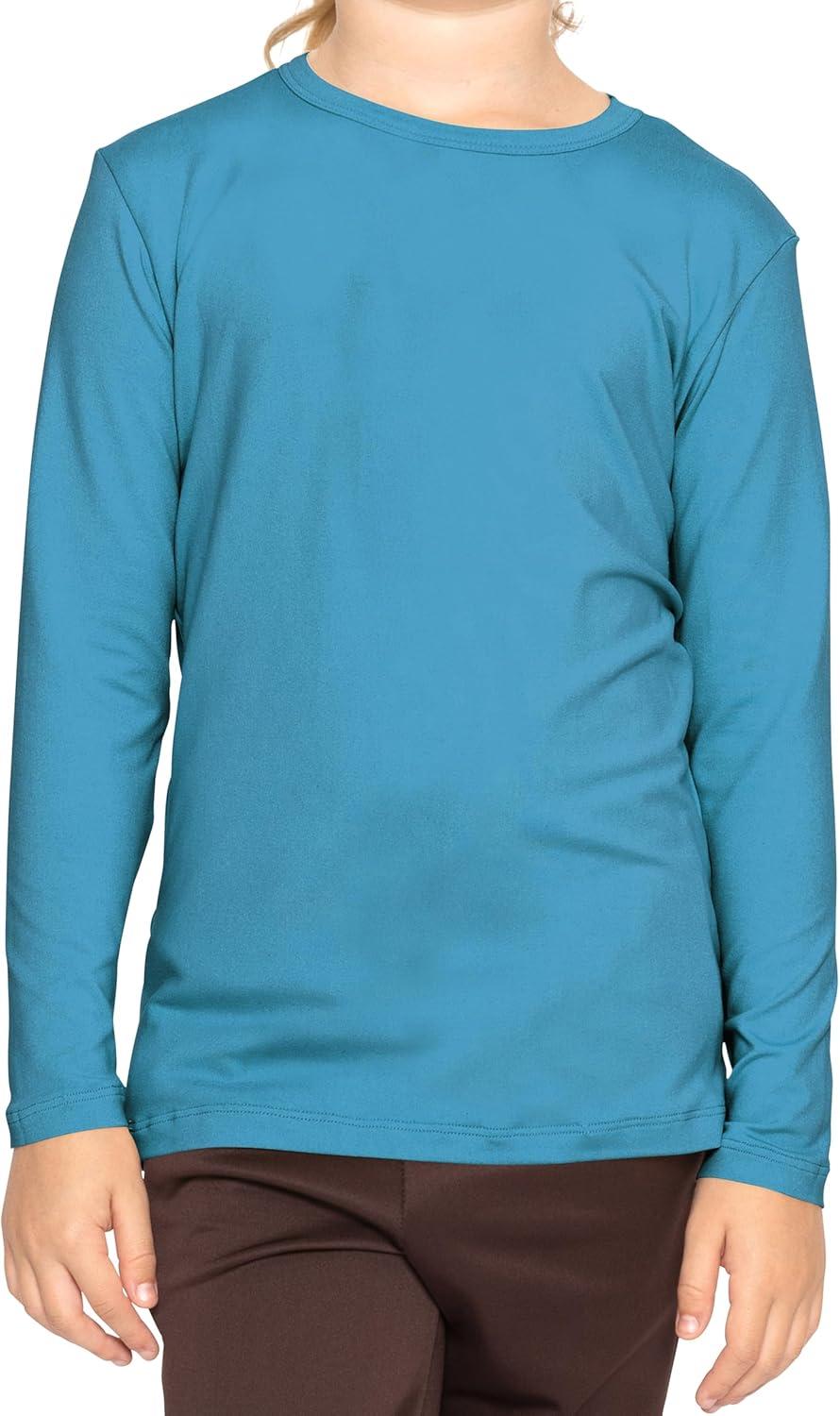 imageSTRETCH IS COMFORT Girls Womens and Plus Oh So Soft Long Sleeve Crew Neck TopTeal