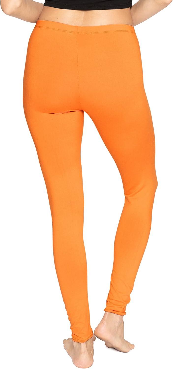 imageWomens Plus Size Cotton Leggings Orange 4X