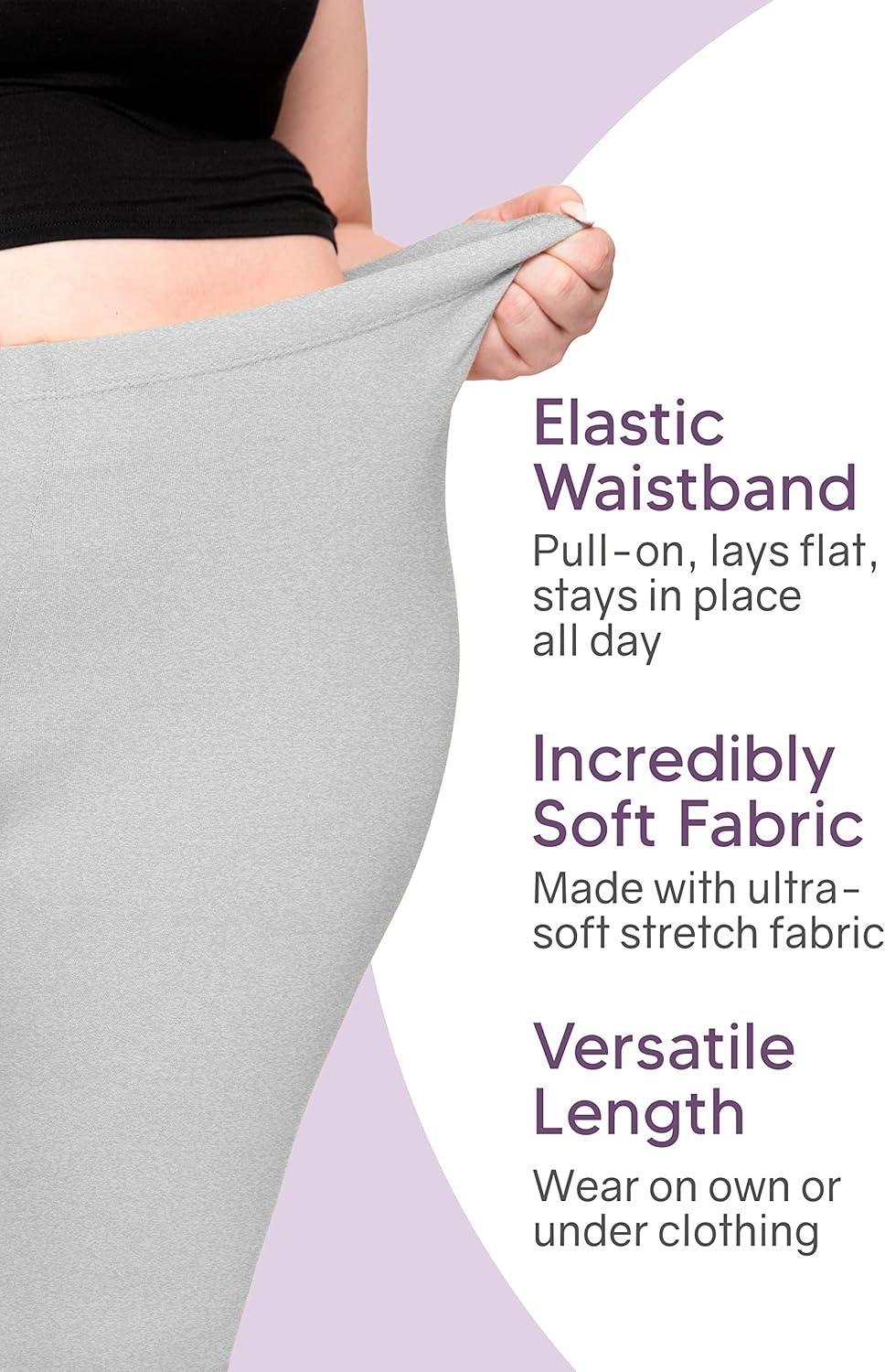 imageWomens Polyester Plus Size Knee Length Leggings Orange 2X