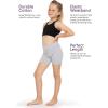 imageGirls Cotton Biker Shorts 3 Pack Purple Medium