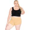 imageSTRETCH IS COMFORT Womens Plus Size NylonSpandex Booty Shorts  XLarge  3XBeige