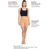 imageStretch is Comfort Womens Pack of 2 DTY Plus Size Bike Shorts Purple 2X