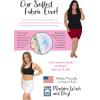 imageStretch is Comfort Womens Pack of 2 DTY Plus Size Bike Shorts Purple 2X