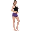 imageWomens Cotton Shorty Shorts Purple Small