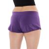 imageWomens Cotton Shorty Shorts Purple Small