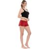 imageWomens Cotton Shorty Shorts Red Medium