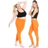 imageWomens Plus Size Cotton Leggings Orange 4X