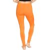 imageWomens Plus Size Cotton Leggings Orange 4X