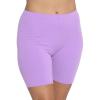 imageSTRETCH IS COMFORT Womens Cotton Bike Shorts Lavender Large