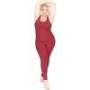 imageSTRETCH IS COMFORT Womens Plus Size Cotton Tank Unitard Red 2X
